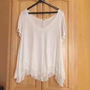 NWT Free People White T-Shirt Top